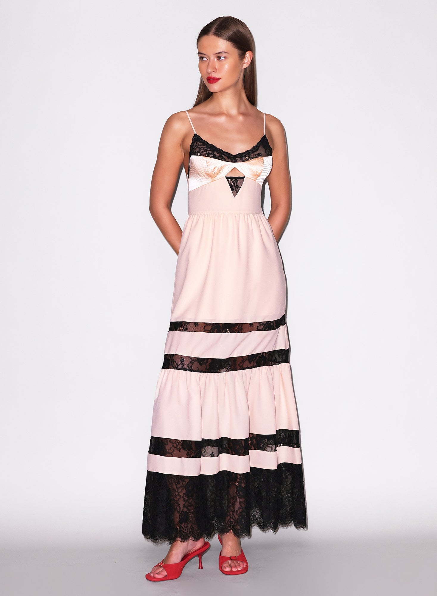 Fleur du Mal Soft Bisque Adeline Dress