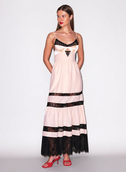 Fleur du Mal Soft Bisque Adeline Dress