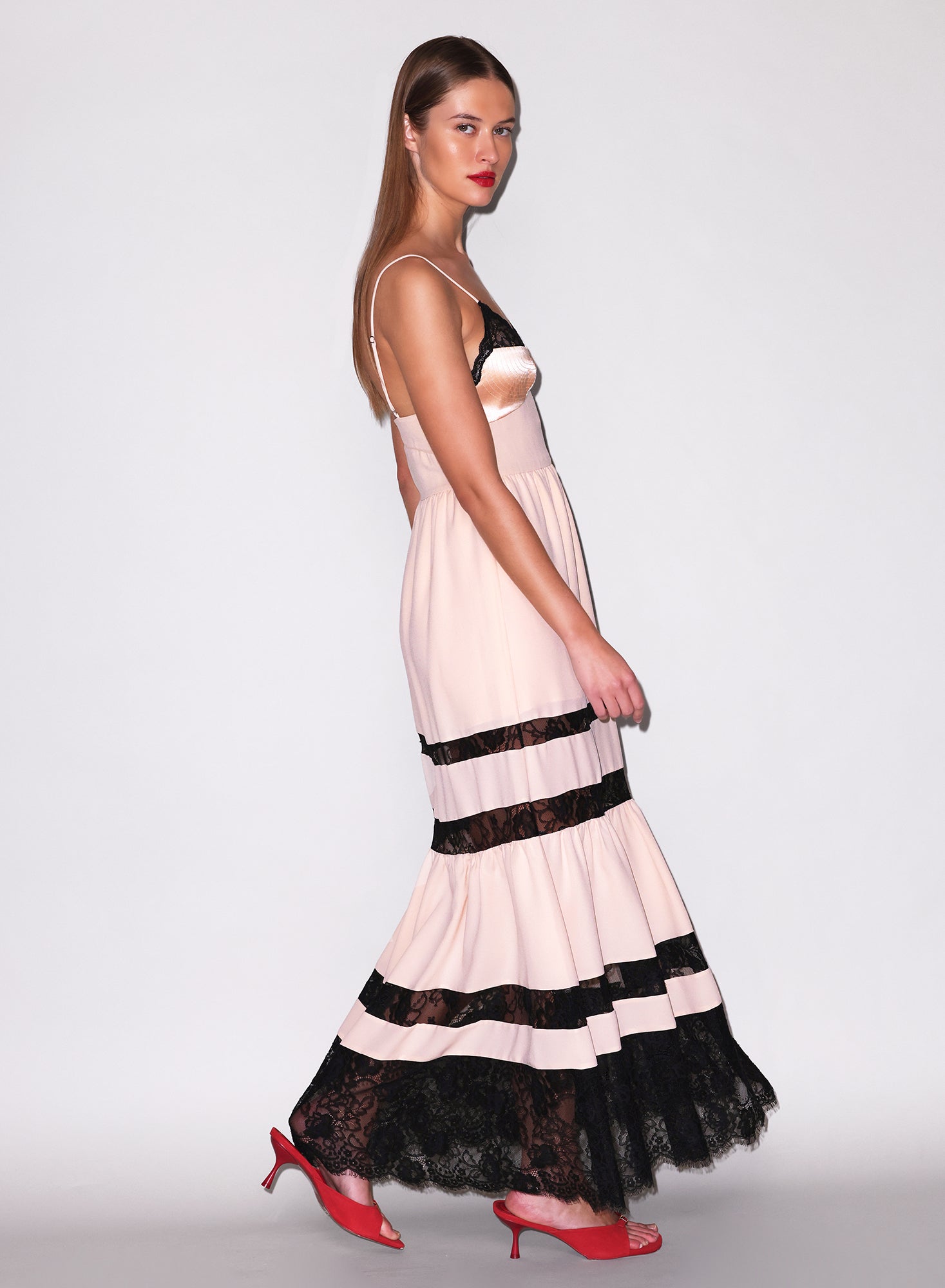 Fleur du Mal Soft Bisque Adeline Dress
