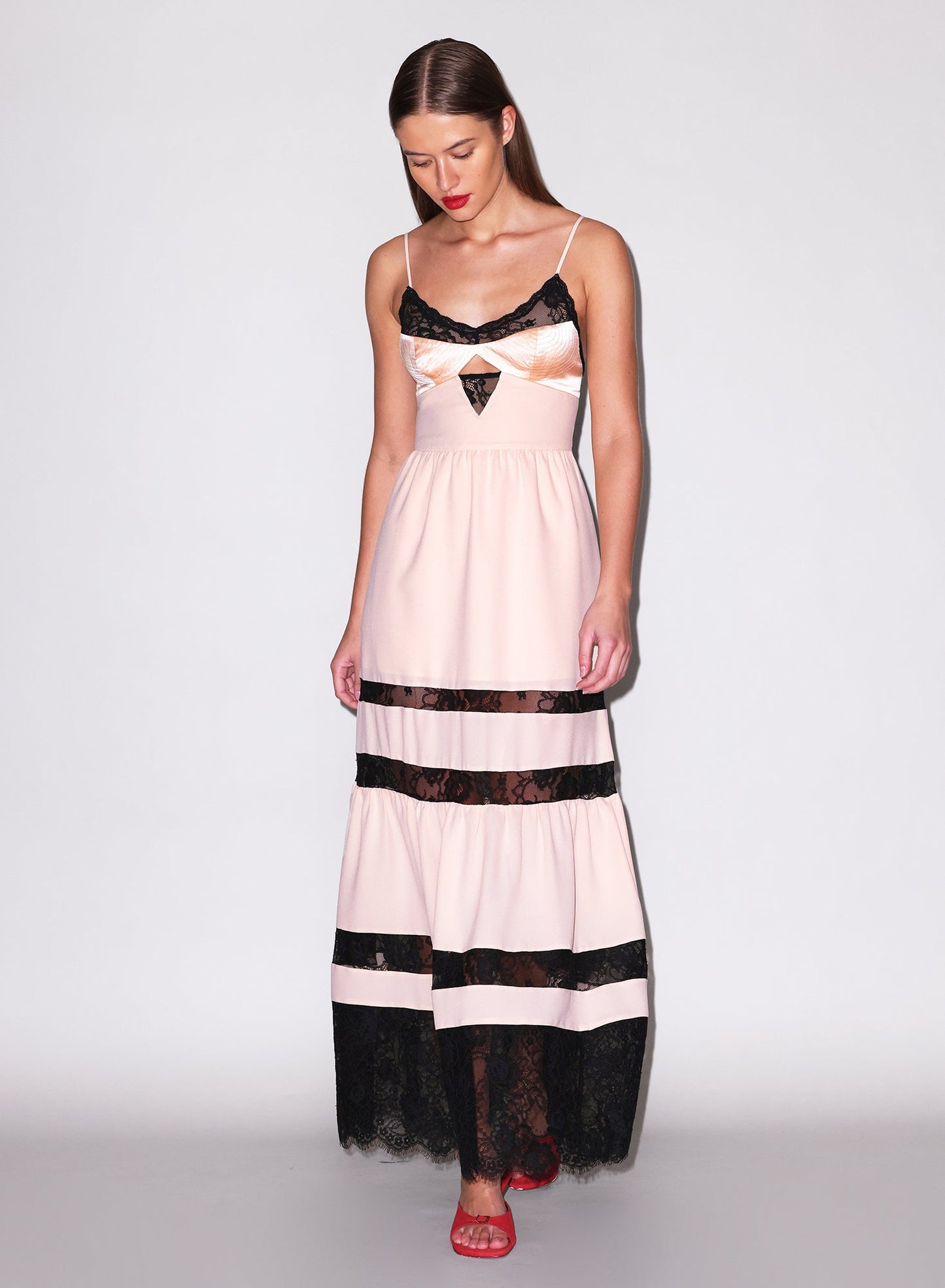 Fleur du Mal Soft Bisque Adeline Dress