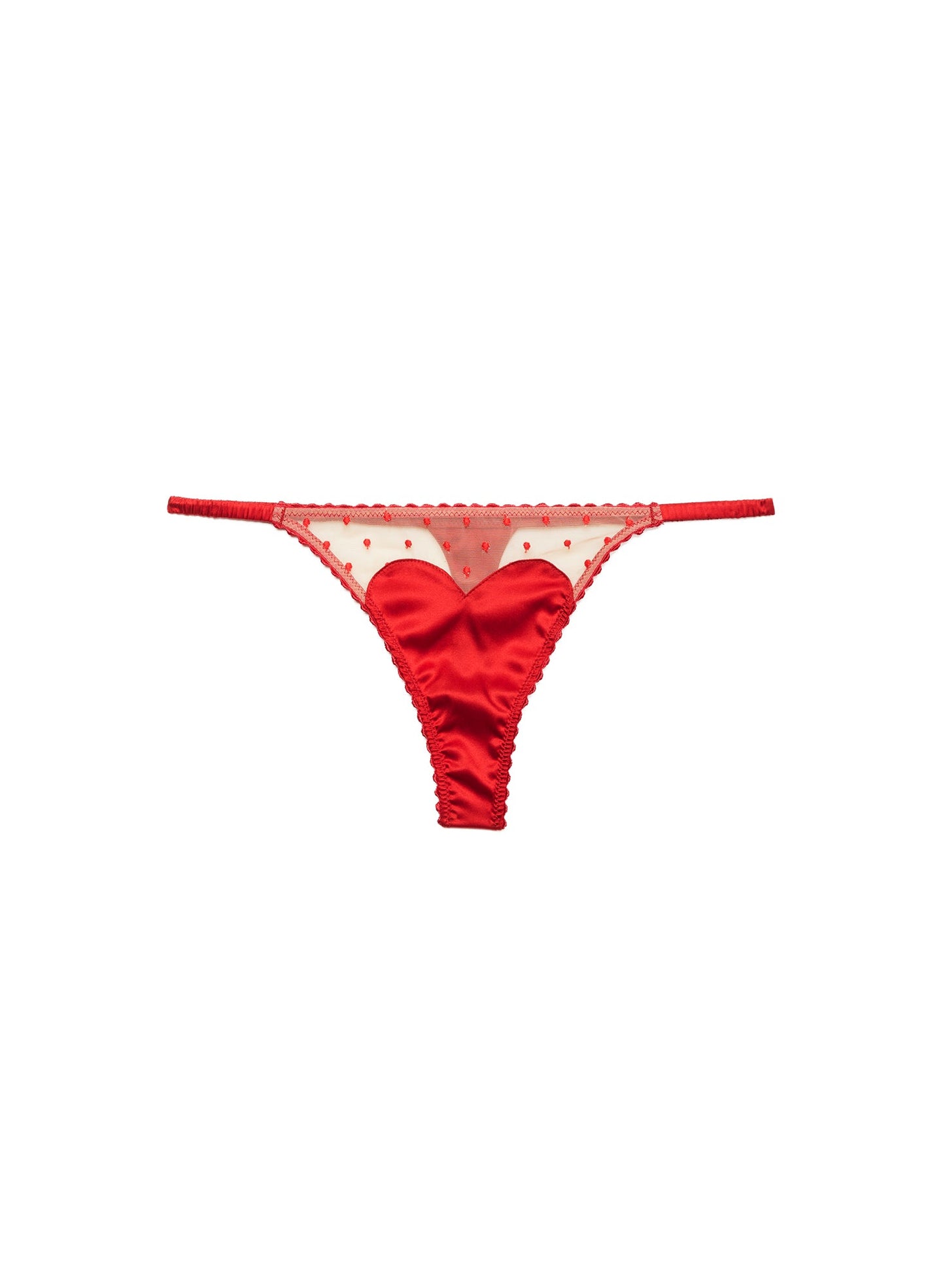 Fleur du Mal Red Amour Thong