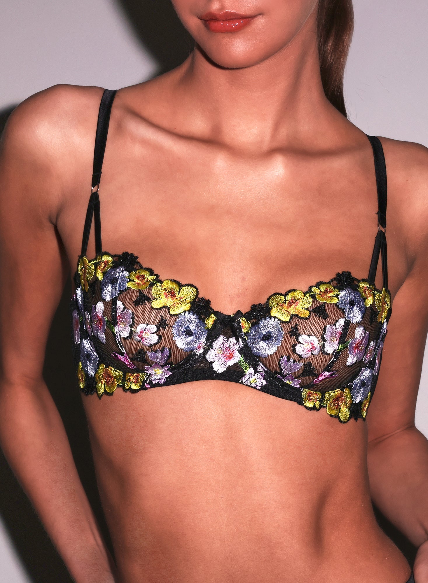 Fleur du Mal Multi Eden Balconette Bra
