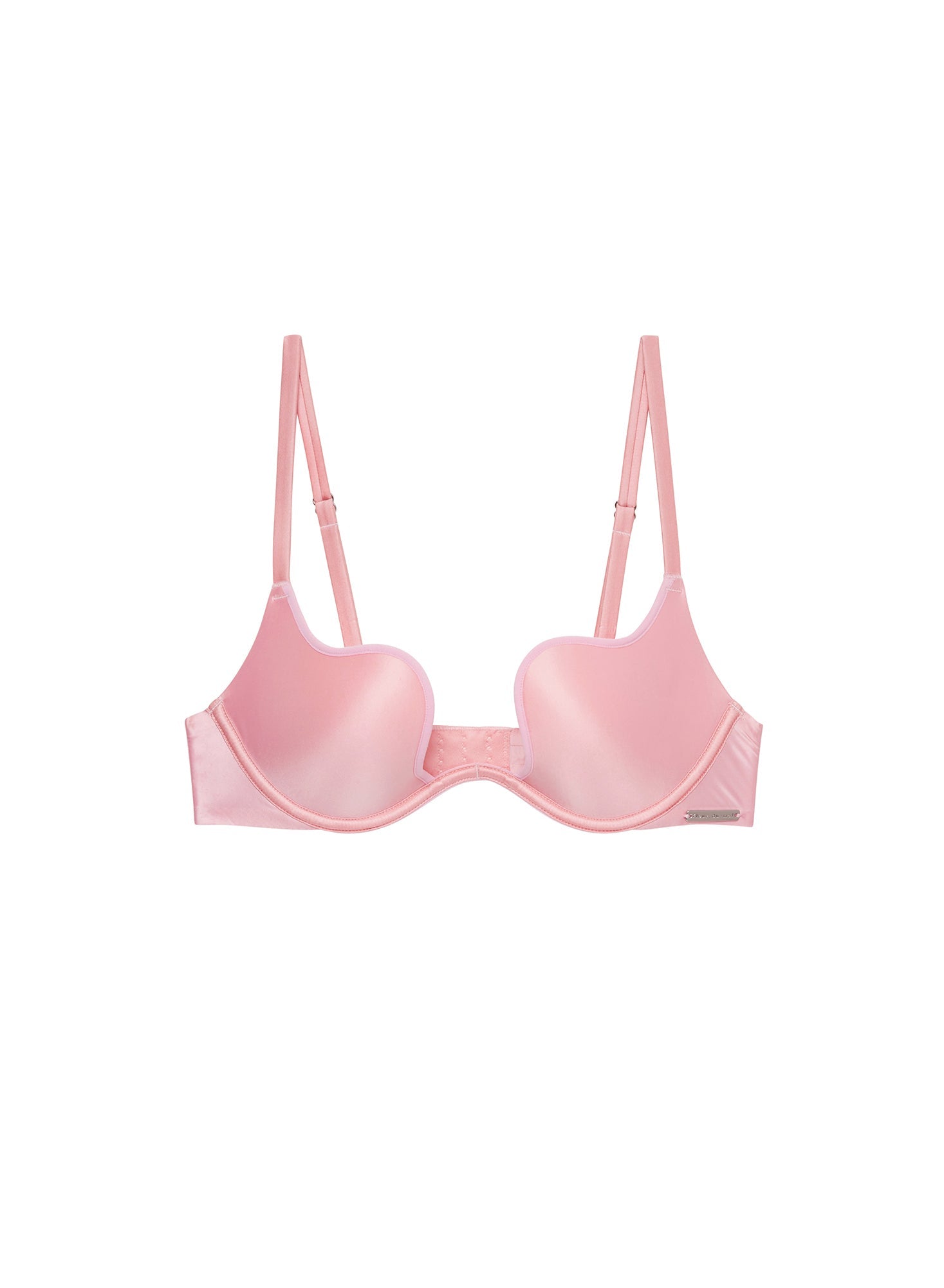 Fleur du Mal Pink Lady Le Gloss Seduce U-Plunge Bra