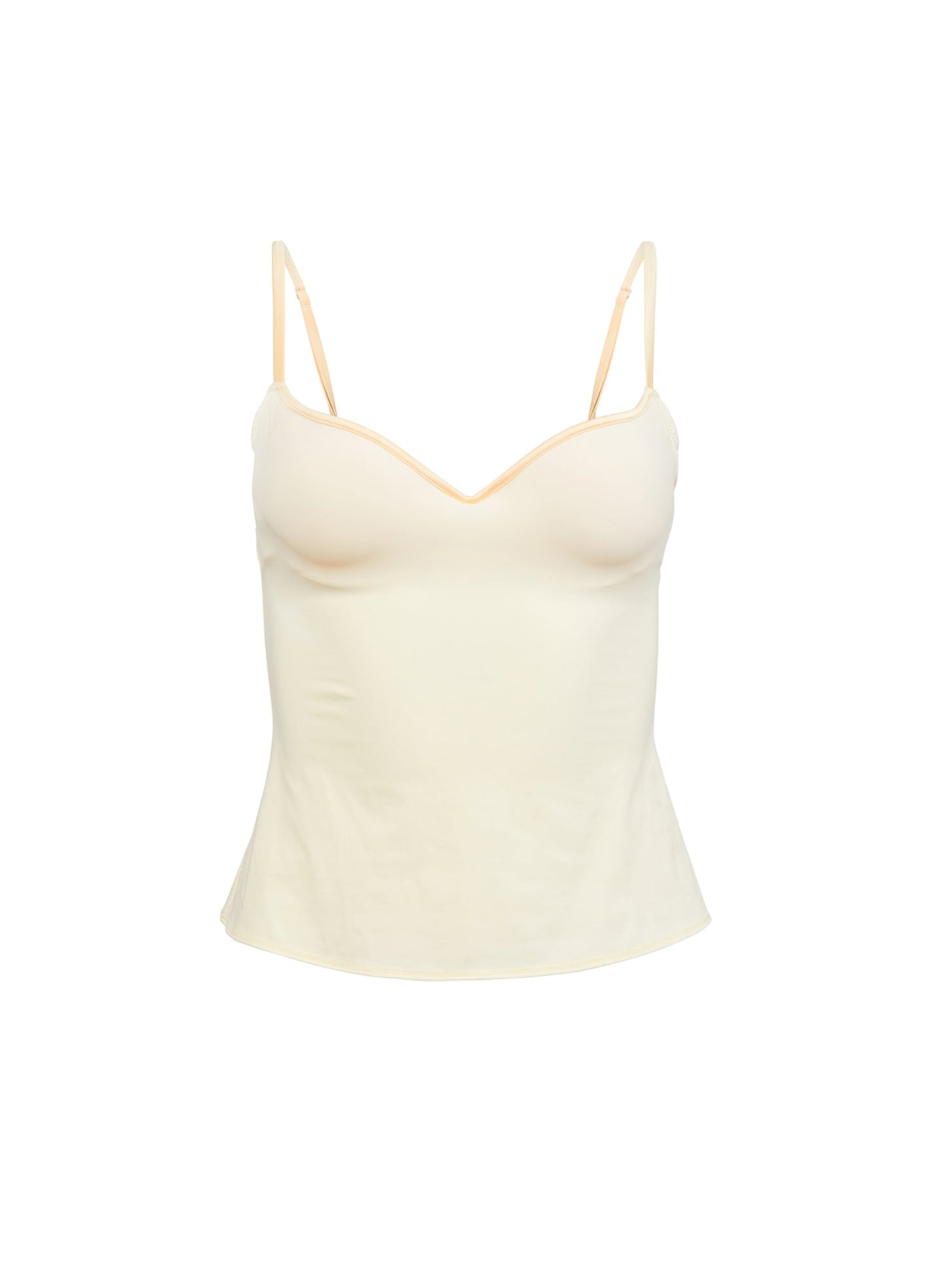 Fleur du Mal Buttercup Yellow Jersey Built-In Bra Cami