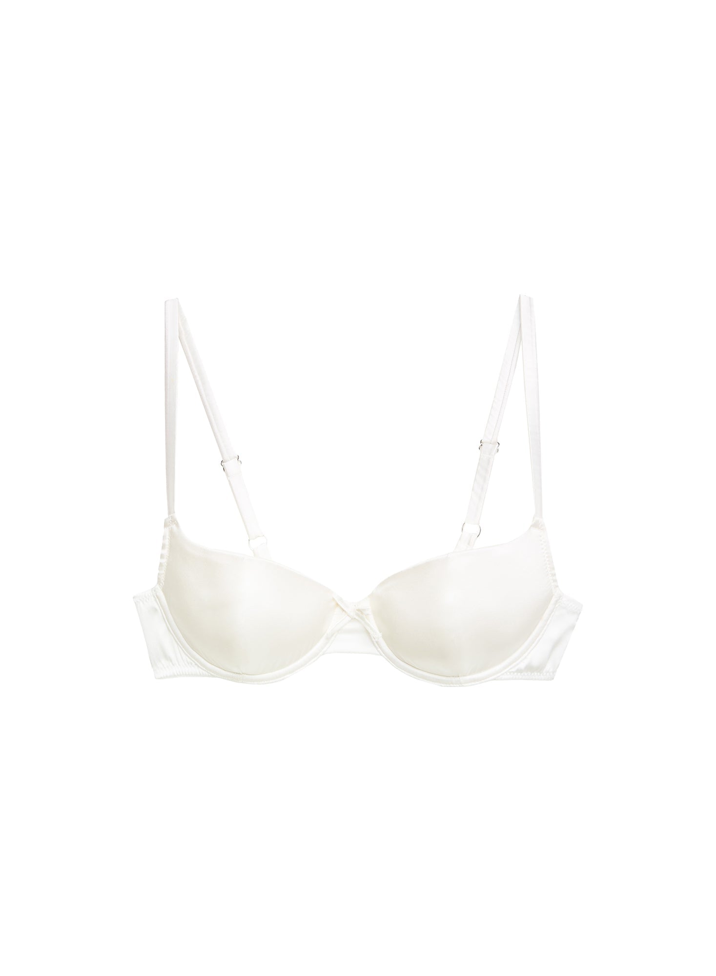 Fleur du Mal Ivory Seamless Luxe Balconette Bra