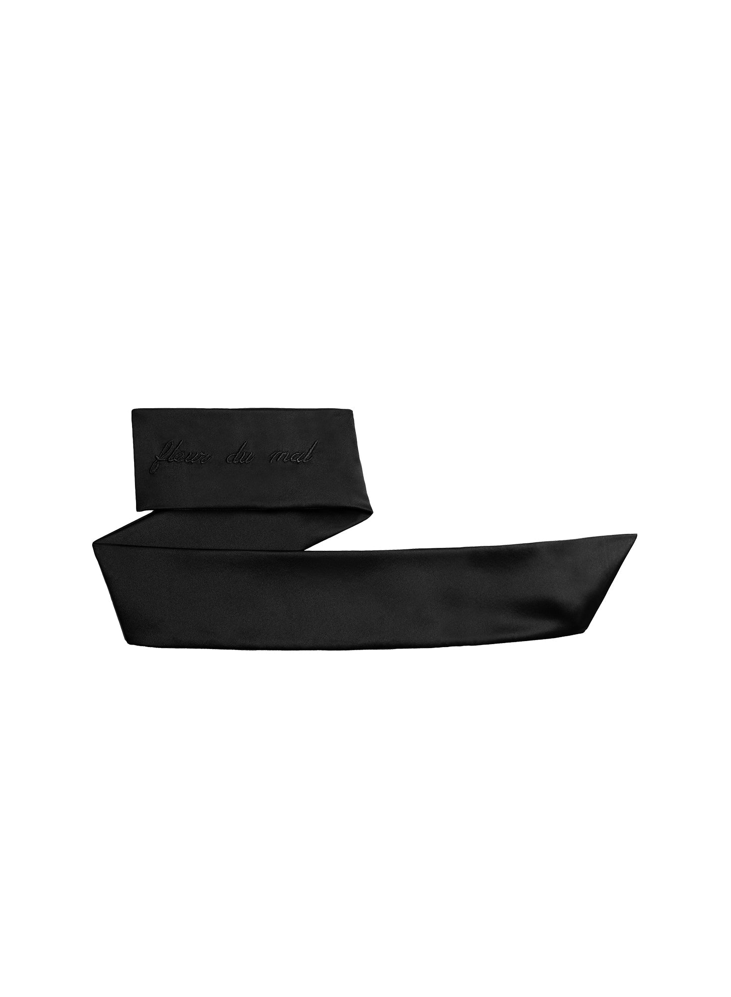 Fleur du Mal Black Fleur du Mal Silk Blindfold