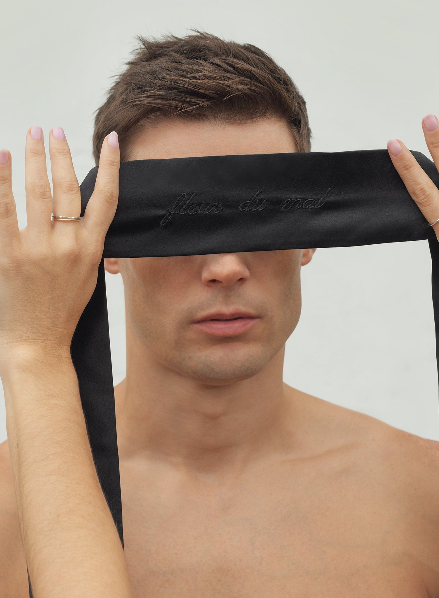 Fleur du Mal Black Fleur du Mal Silk Blindfold