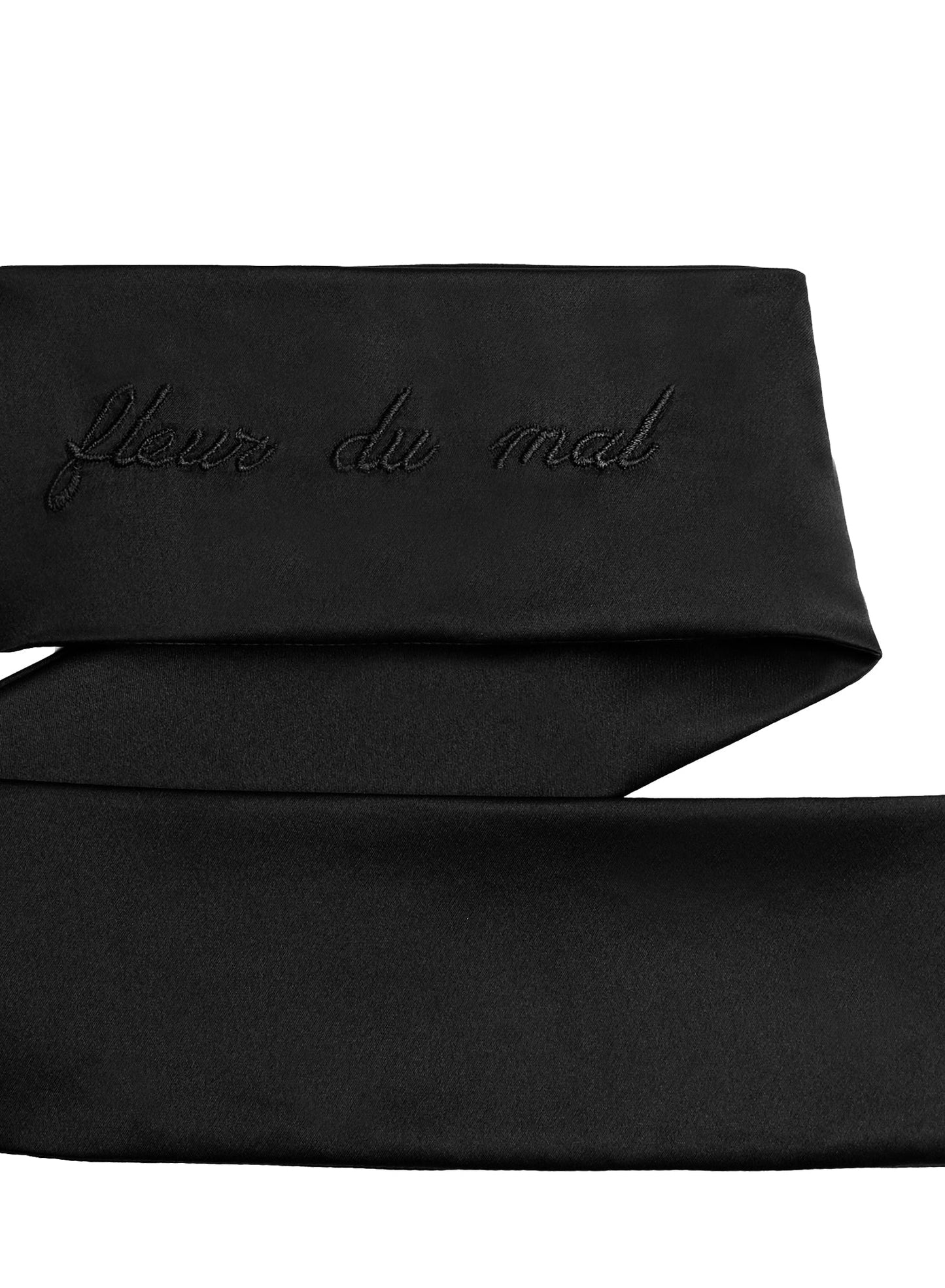 Fleur du Mal Black Fleur du Mal Silk Blindfold