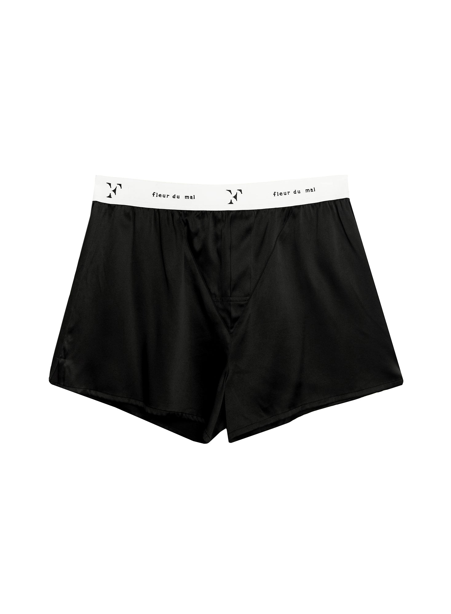 Fleur du Mal Black Unisex Boxer Short