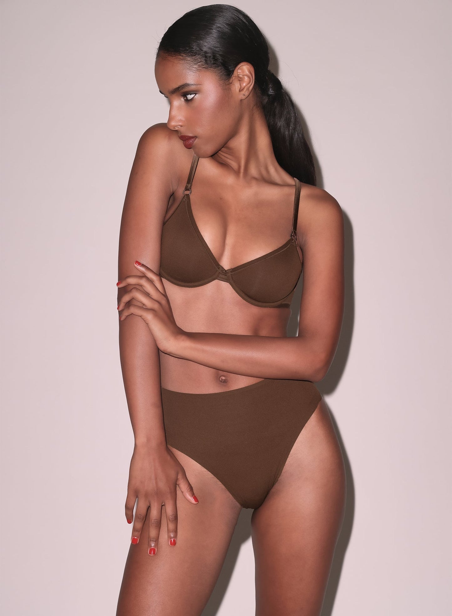 Fleur du Mal Le Stretch Micro High Waist Brief