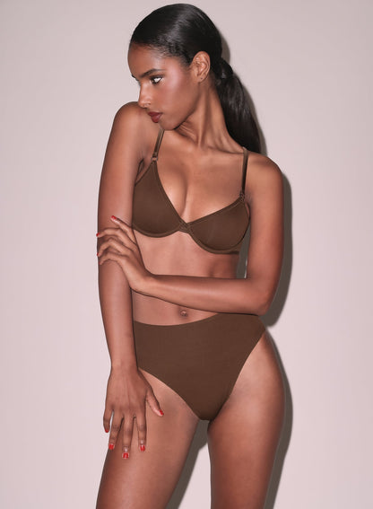 Fleur du Mal Le Stretch Micro High Waist Brief
