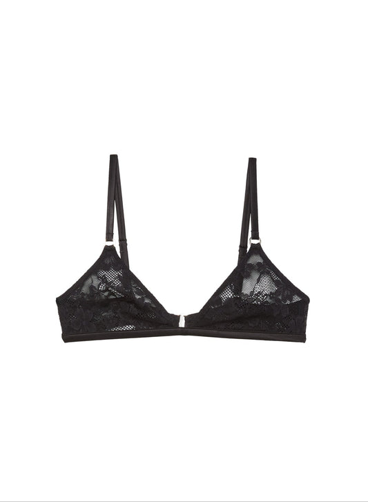 Fleur du Mal Le Stretch Lace Triangle Bra