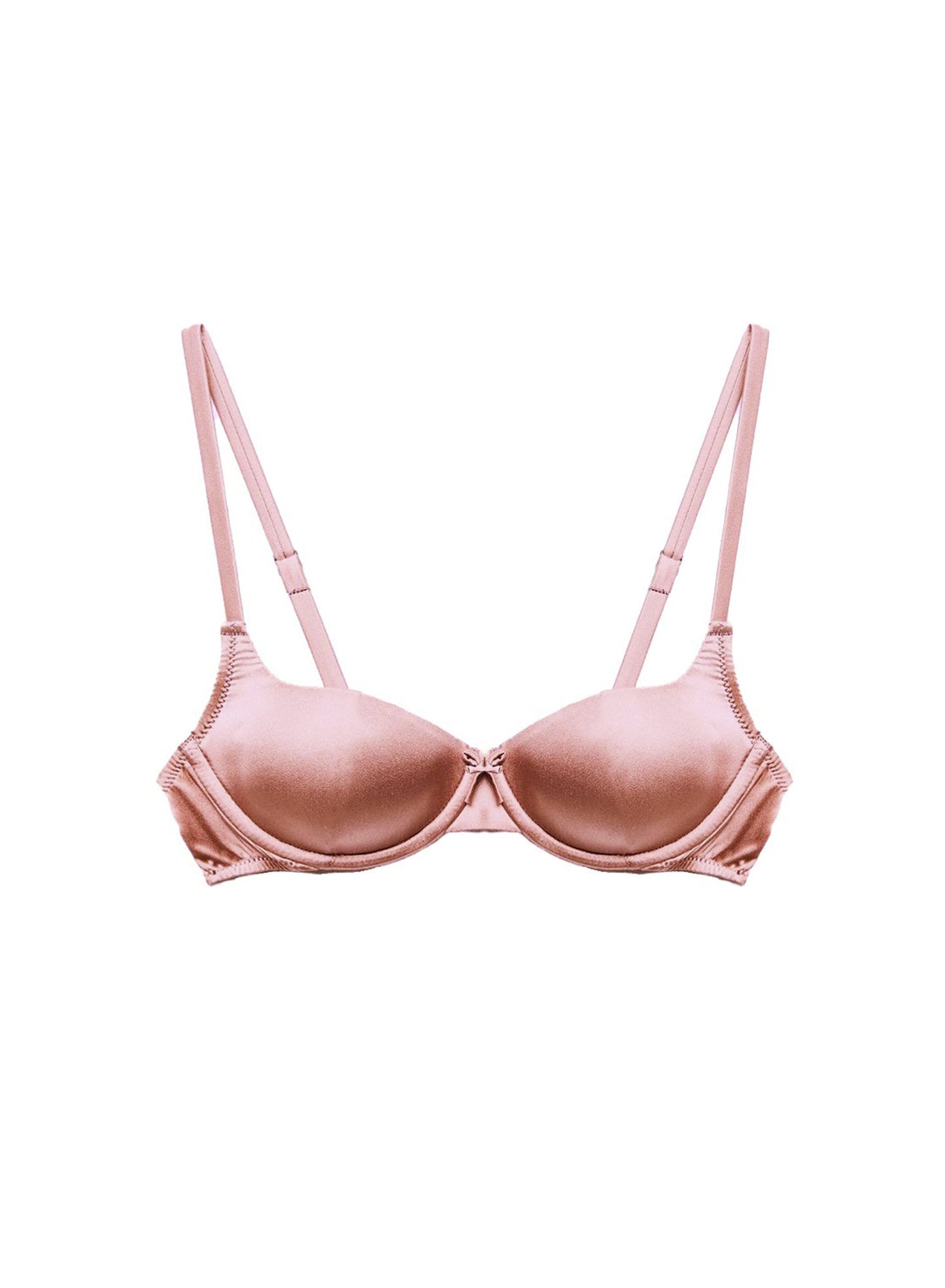 Fleur du Mal Tan Seamless Luxe Balconette Bra