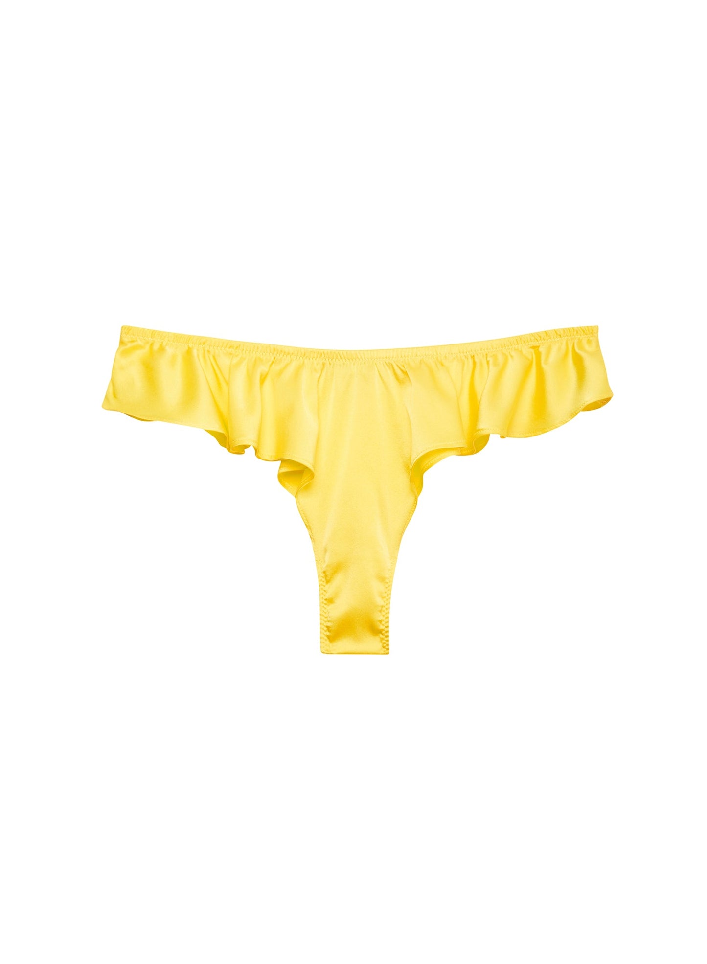 Fleur du Mal Lemon Luxe Flutter Panty