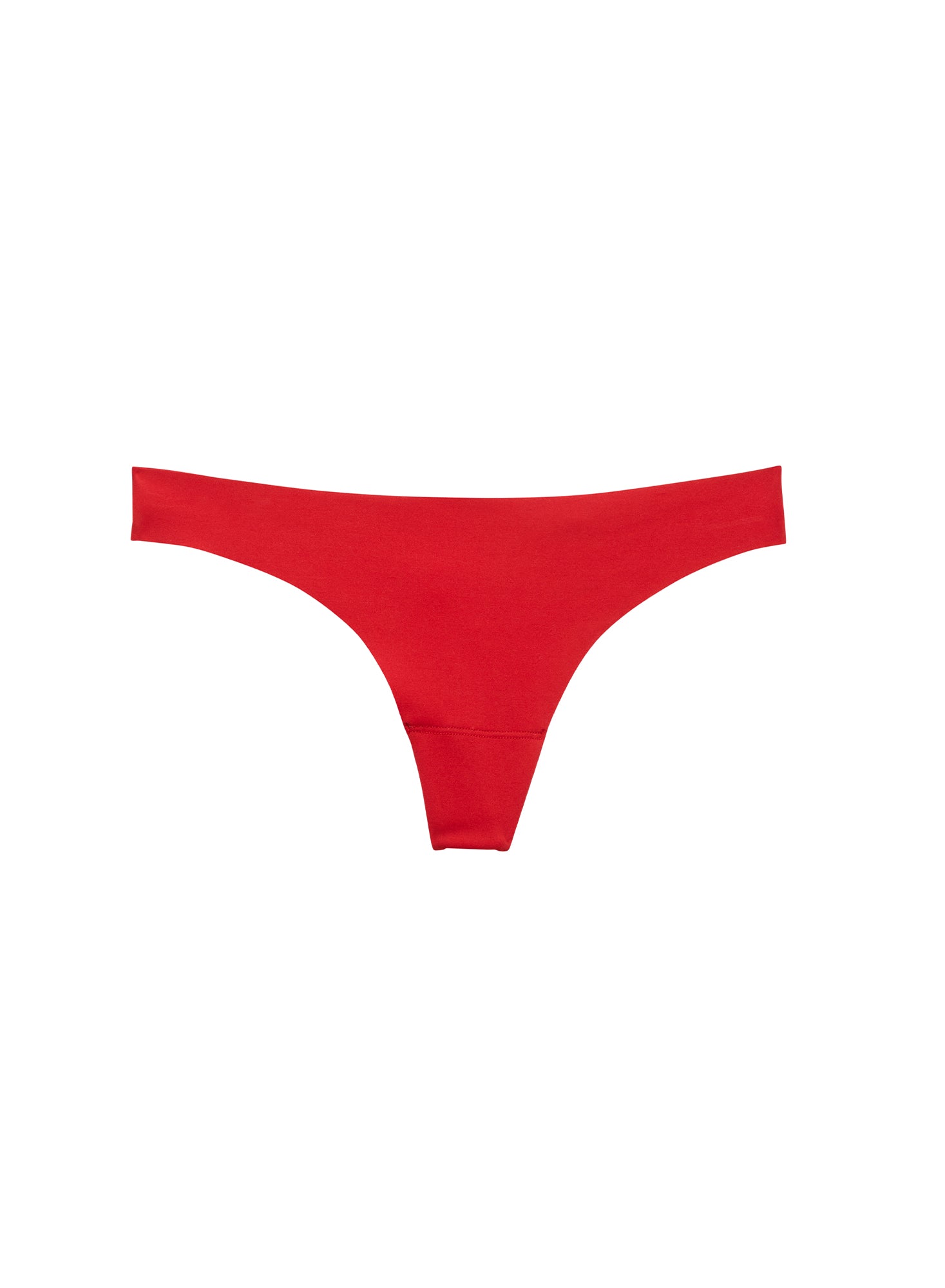 Fleur du Mal Red Le Stretch Micro Thong