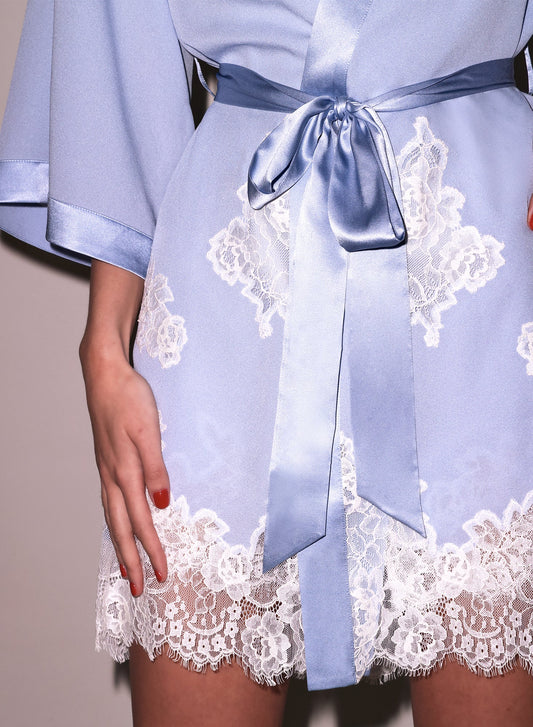 Fleur du Mal Cloud Juliet Lace Robe