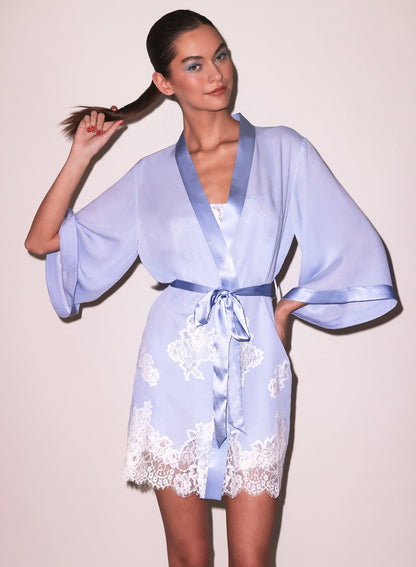 Fleur du Mal Cloud Juliet Lace Robe