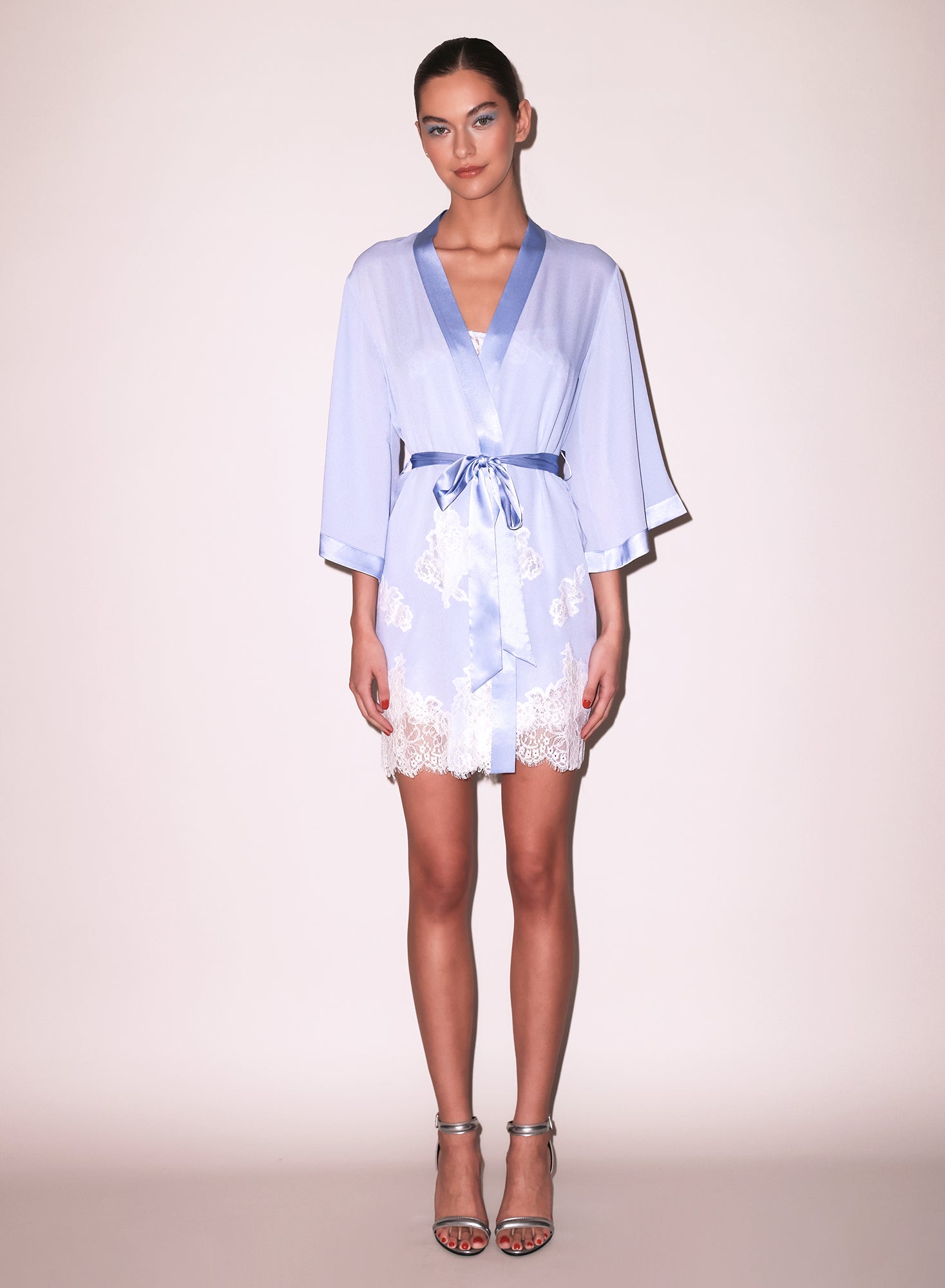 Fleur du Mal Cloud Juliet Lace Robe