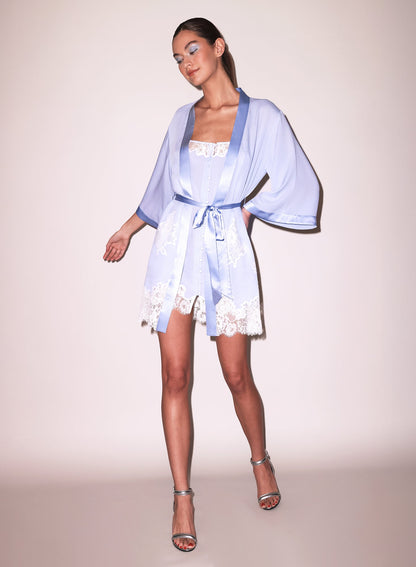 Fleur du Mal Cloud Juliet Lace Robe