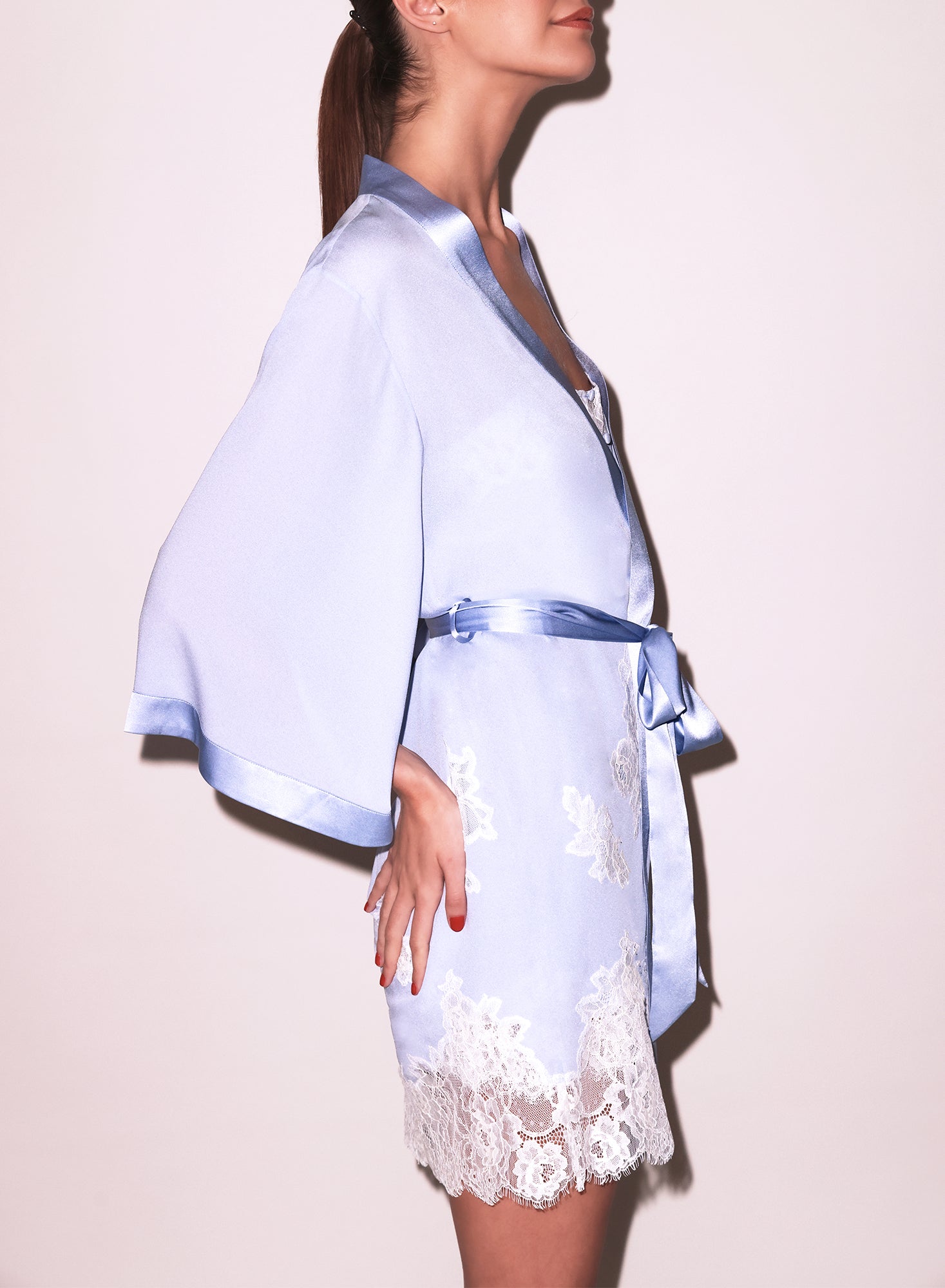 Fleur du Mal Cloud Juliet Lace Robe
