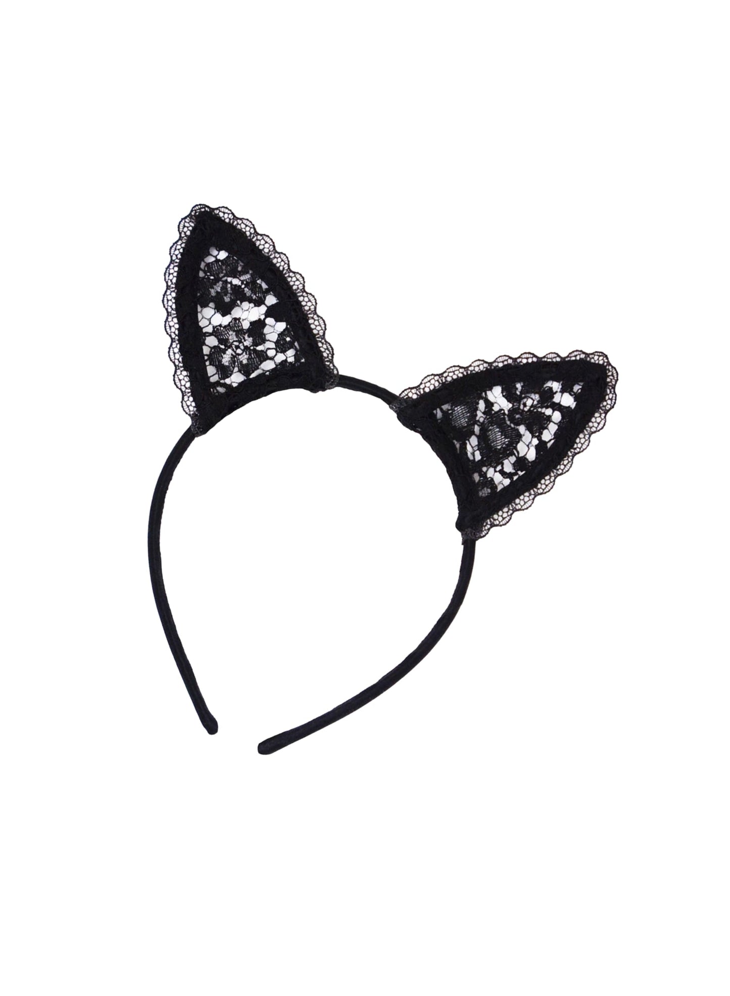 Fleur du Mal Black Lace Cat Ears