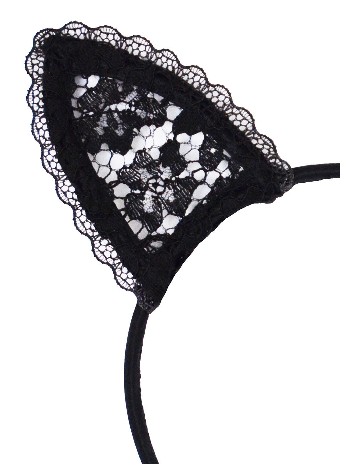Fleur du Mal Black Lace Cat Ears