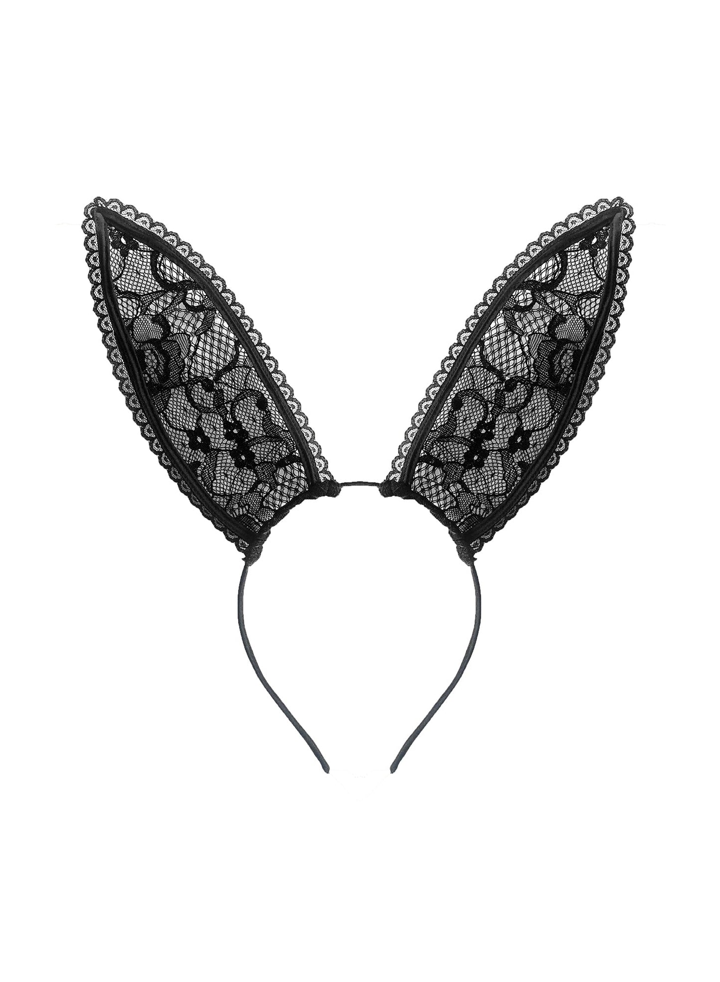 Fleur du Mal Black Lace Bunny Ears