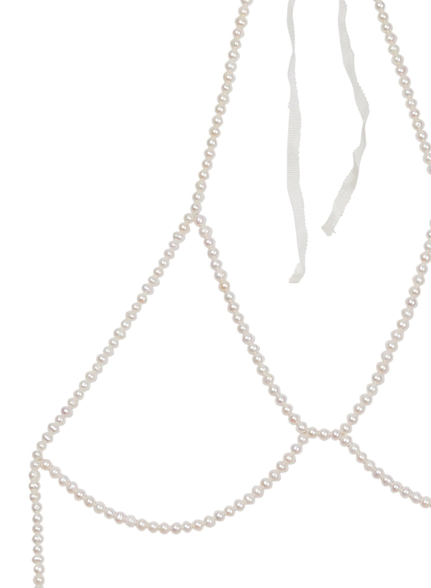 Fleur du Mal Ivory Pearl Framed Bra