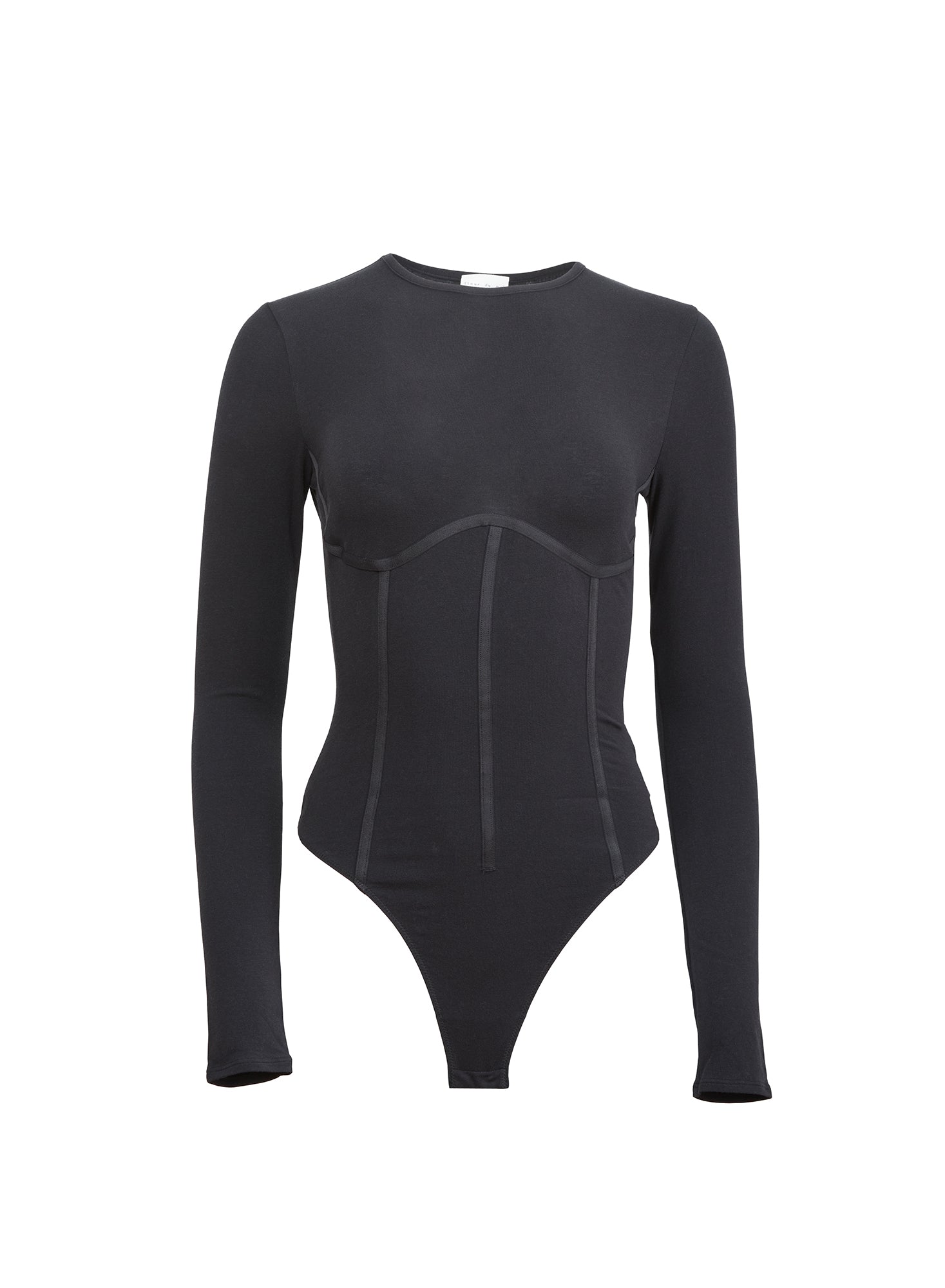 Fleur du Mal Black Organic Cotton T-Shirt Bodysuit
