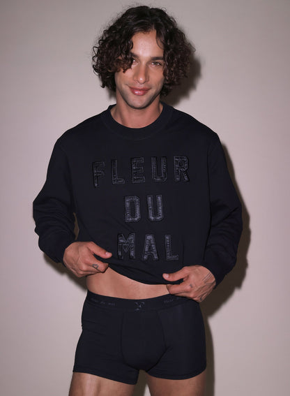 Fleur du Mal Black Men's Boxer Brief