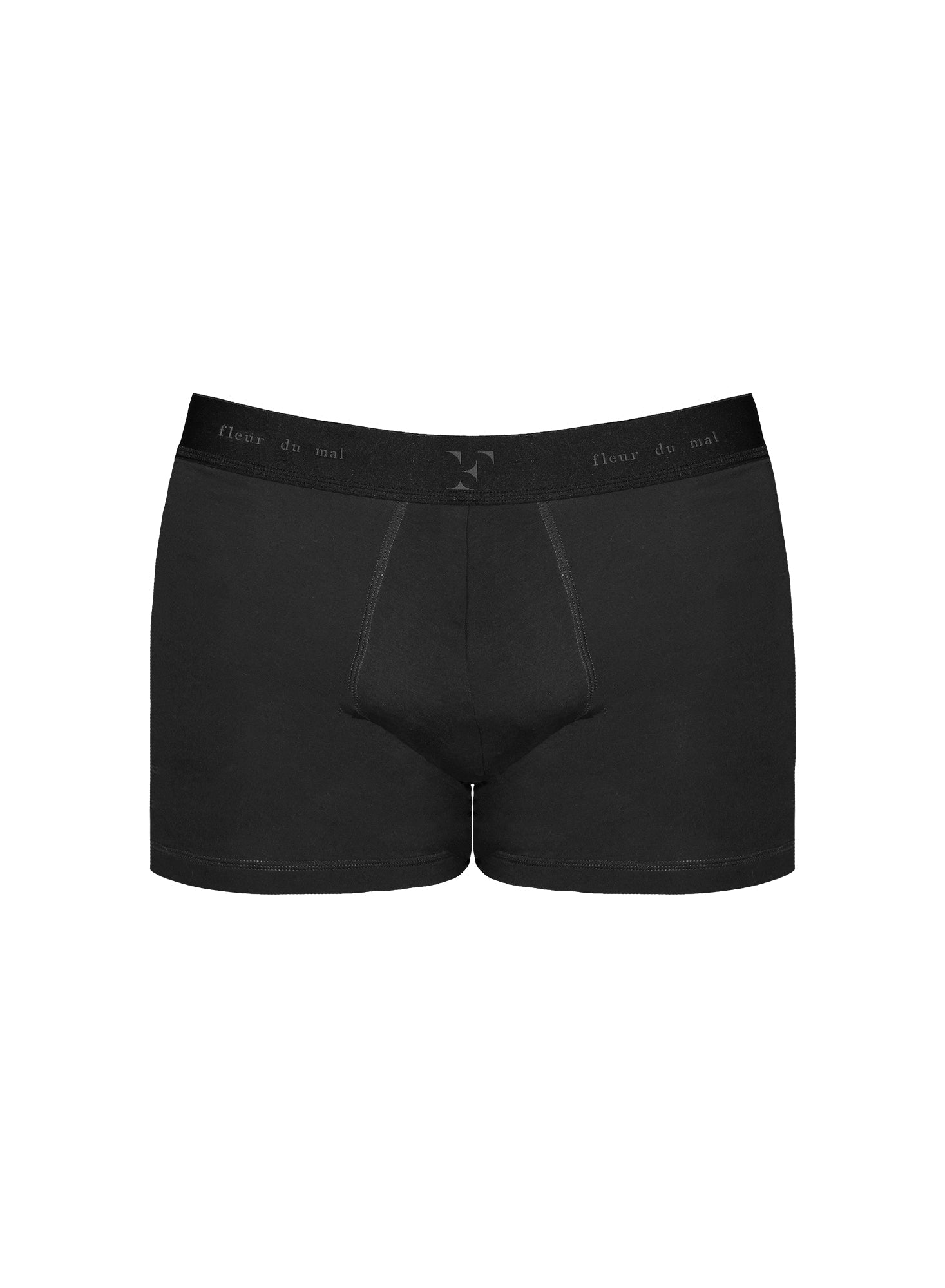 Fleur du Mal Black Men's Boxer Brief