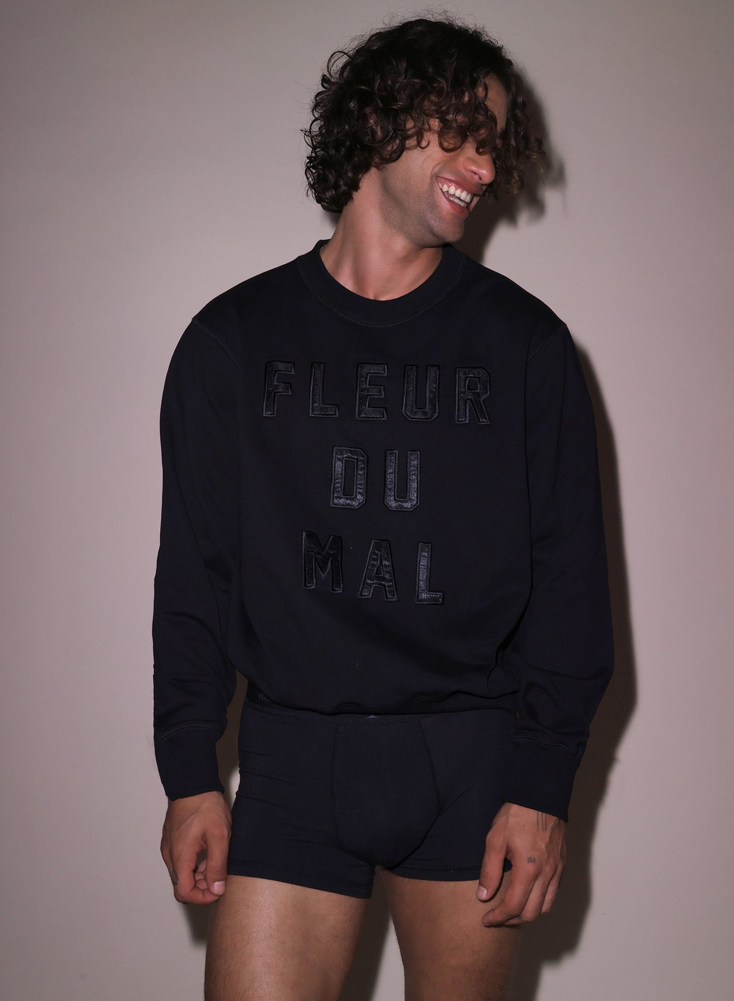 Fleur du Mal Black Men's Boxer Brief