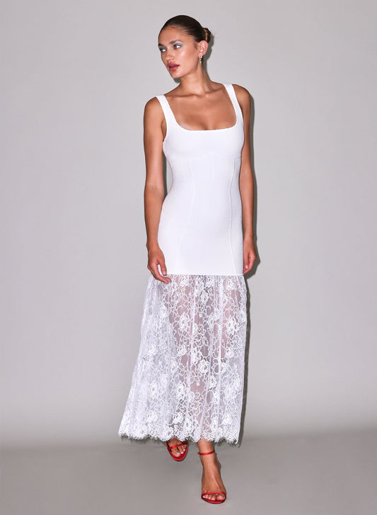 Fleur du Mal Ivory Jolie Dress