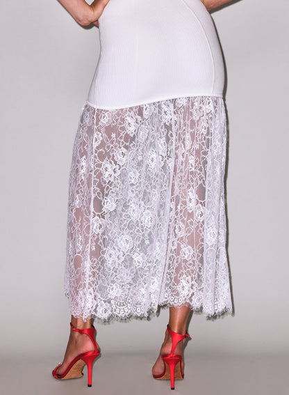 Fleur du Mal Ivory Jolie Dress