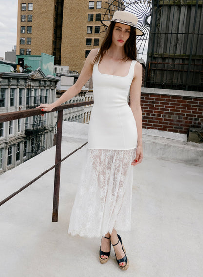 Fleur du Mal Ivory Jolie Dress