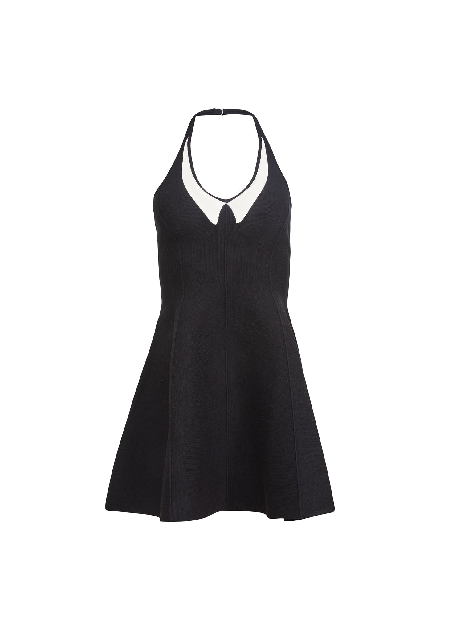 Fleur du Mal Black Collier Flared Corset Dress