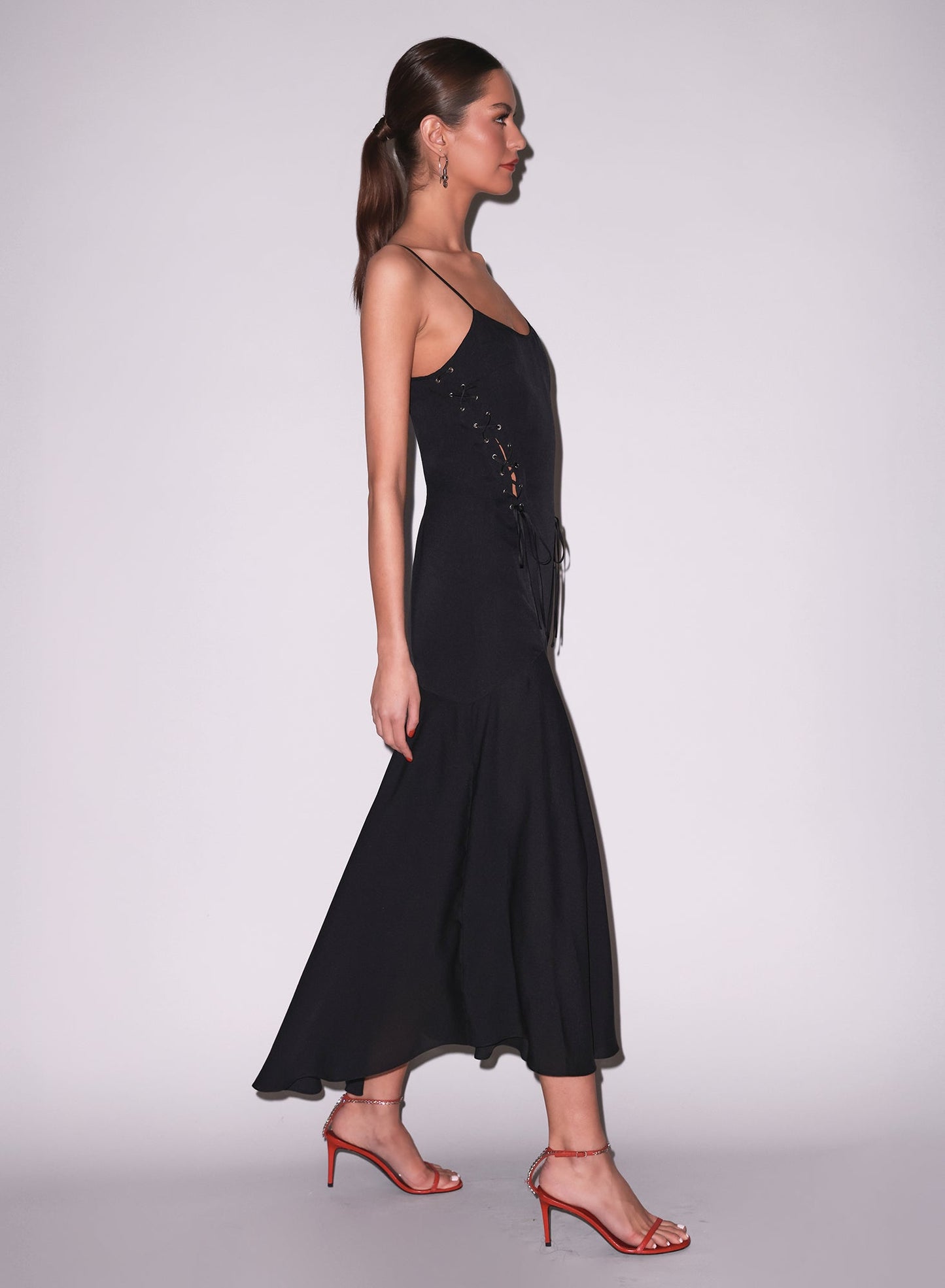 Fleur du Mal Black Gia Gown