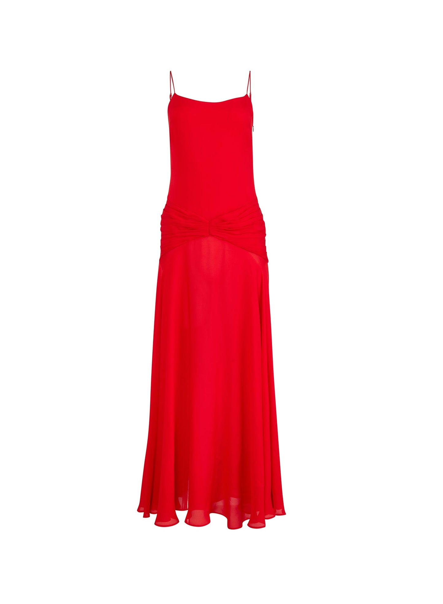 Fleur du Mal Red Nina Maxi Dress