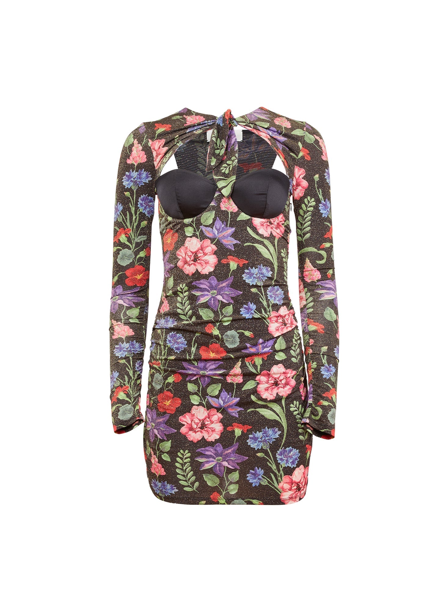 Fleur du Mal Wildflower Print Wildfleur Balconette Dress
