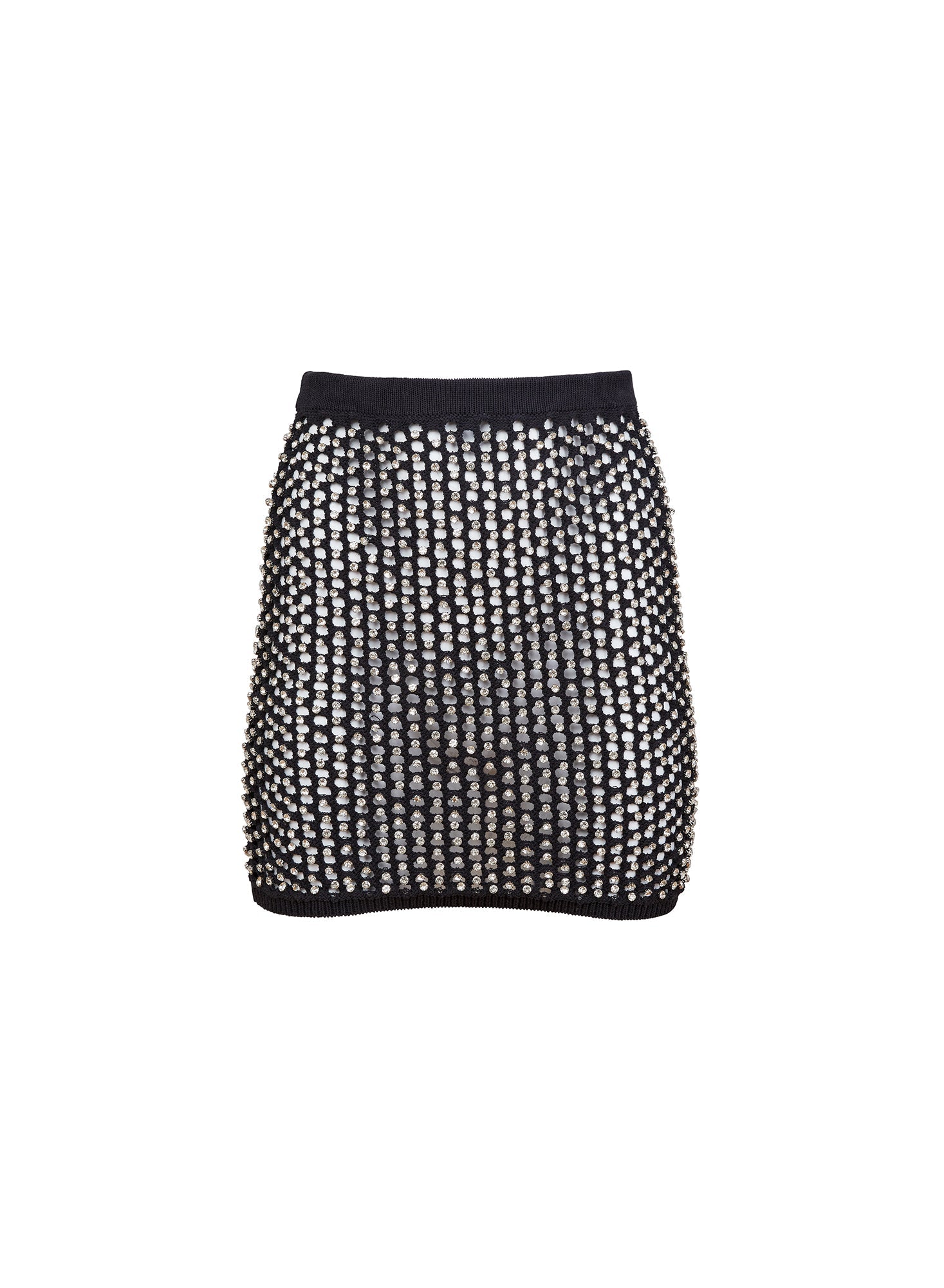 Fleur du Mal Black Spotlight Mini Skirt
