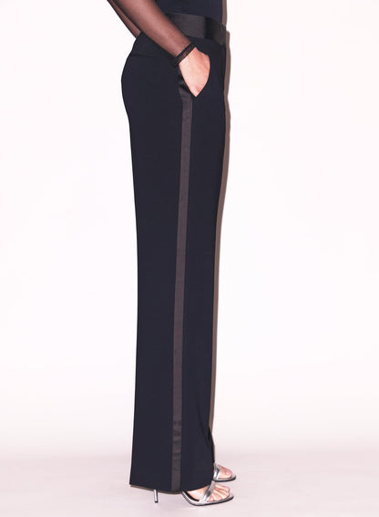Fleur du Mal Black Tuxedo Pant