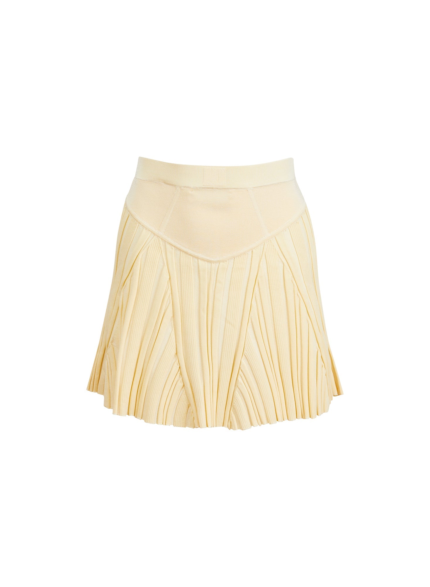Fleur du Mal Butter Rib Flared Skirt