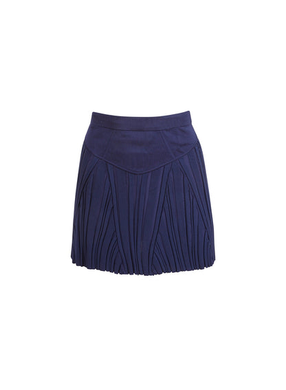 Fleur du Mal Night Sky Rib Flared Skirt