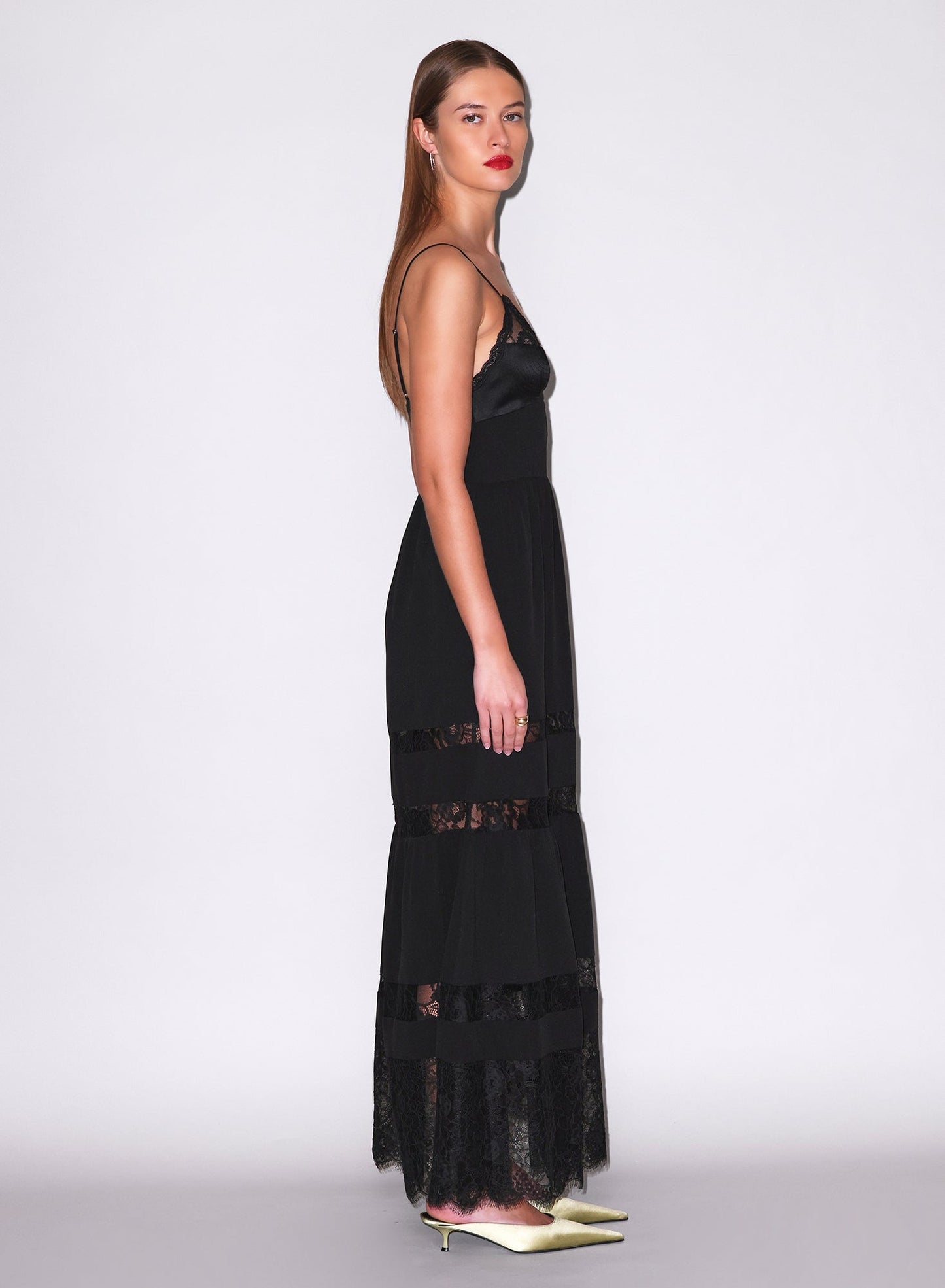 Fleur du Mal Black Adeline Dress