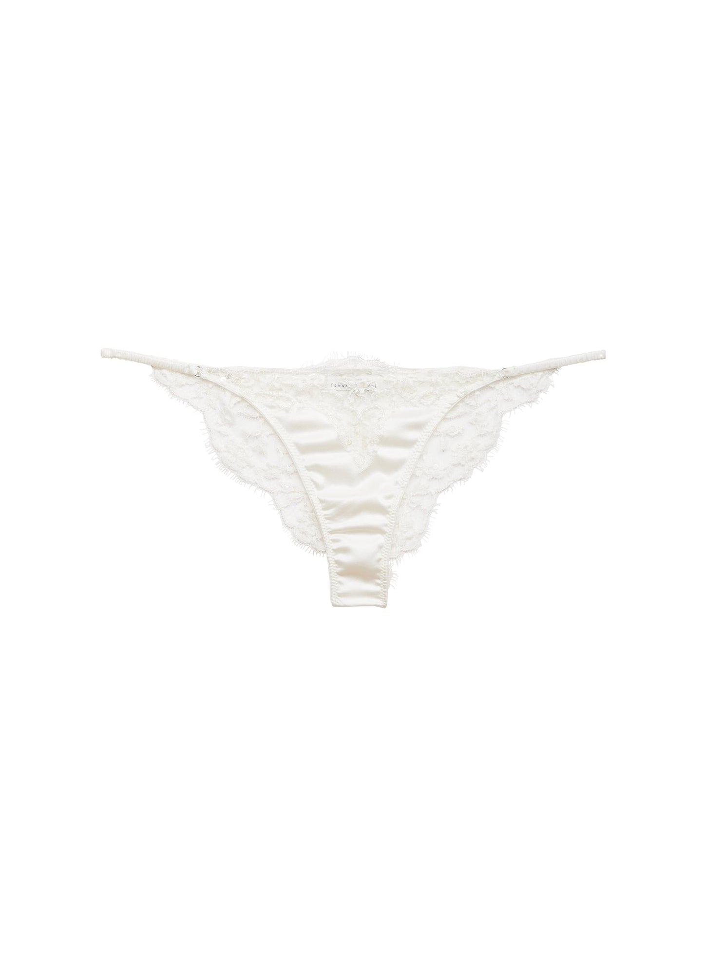 Fleur du Mal Ivory Daphne Lace Cheeky