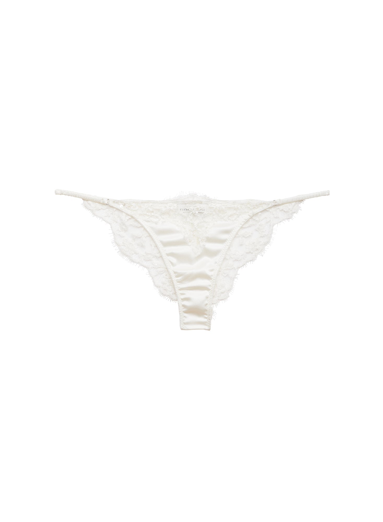 Fleur du Mal Ivory Daphne Lace Cheeky