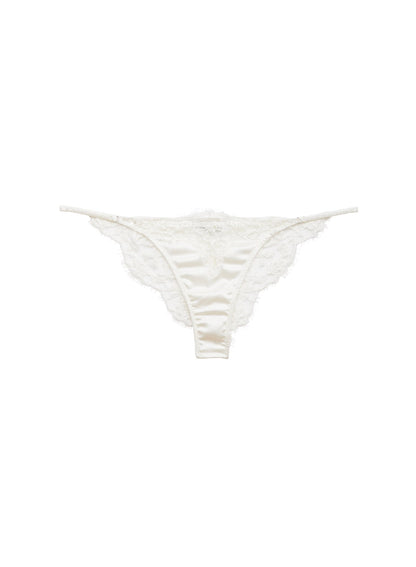 Fleur du Mal Ivory Daphne Lace Cheeky