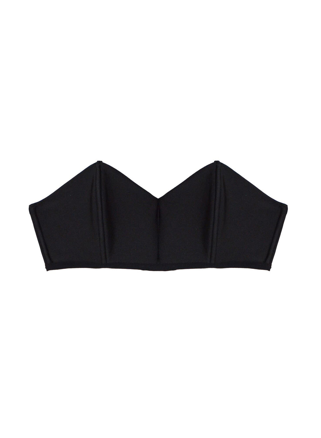 Fleur du Mal Black Charlotte Bandeau Bra