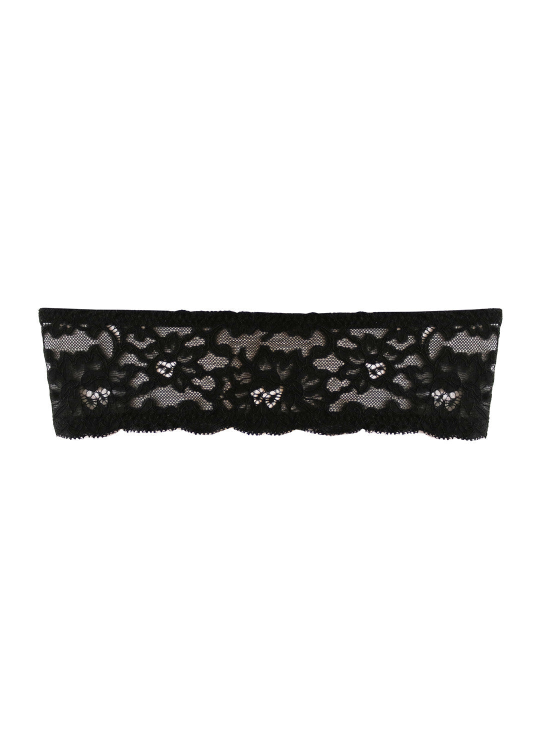 Fleur du Mal Black Charlotte Bandeau Bra
