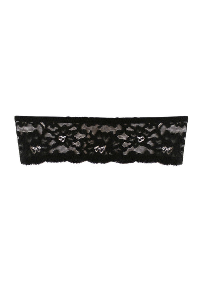 Fleur du Mal Black Charlotte Bandeau Bra